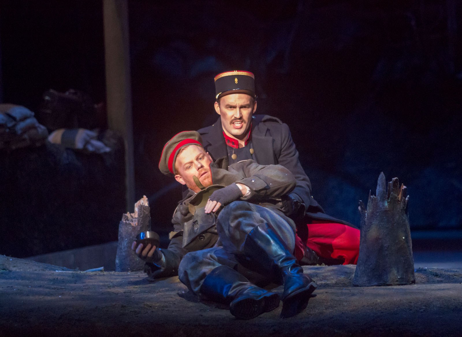 Kenneth Stavert in an opera production